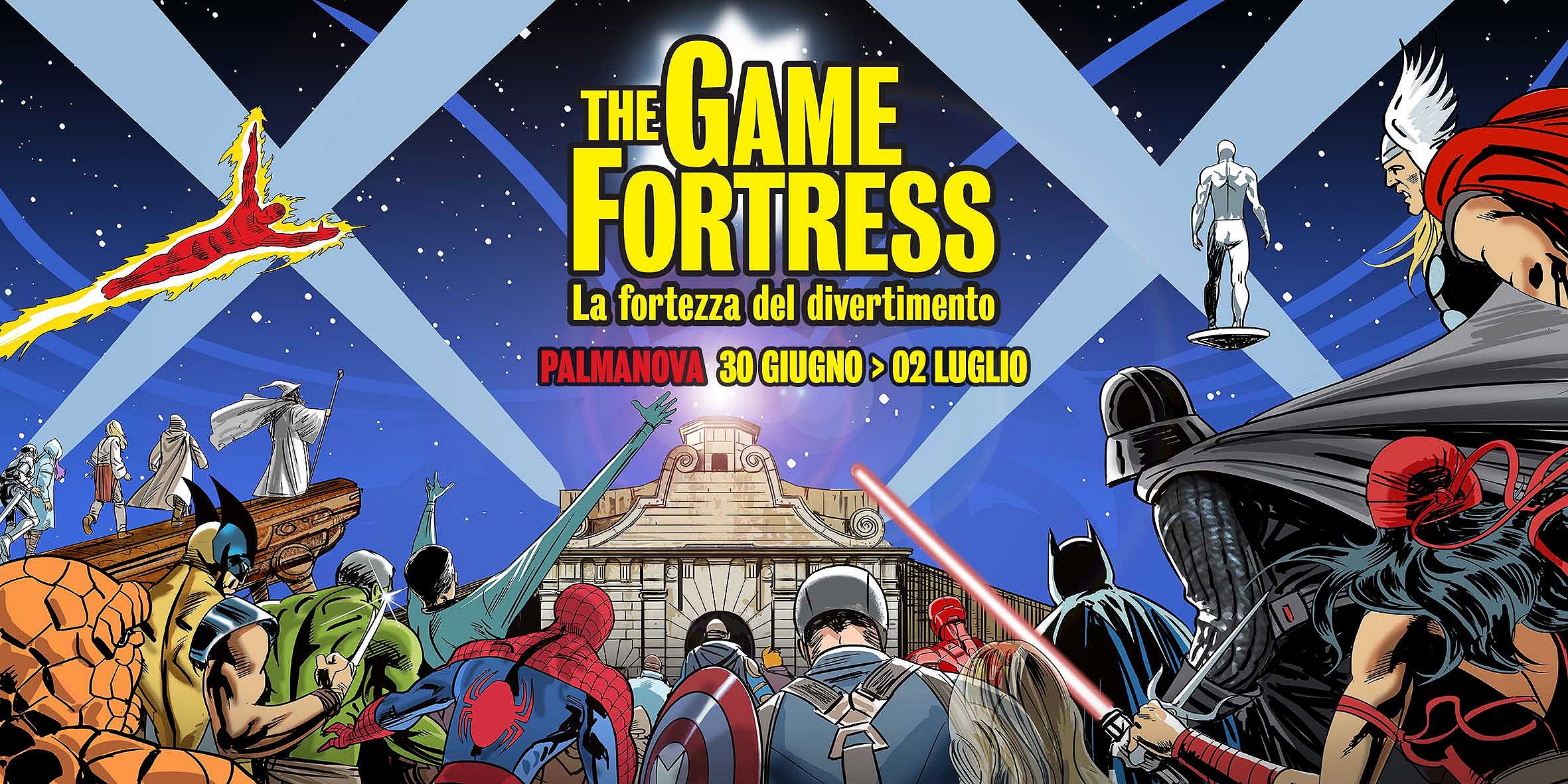 The Game Fortress, la Fortezza del divertimento dal 30 giugno al 2 luglio