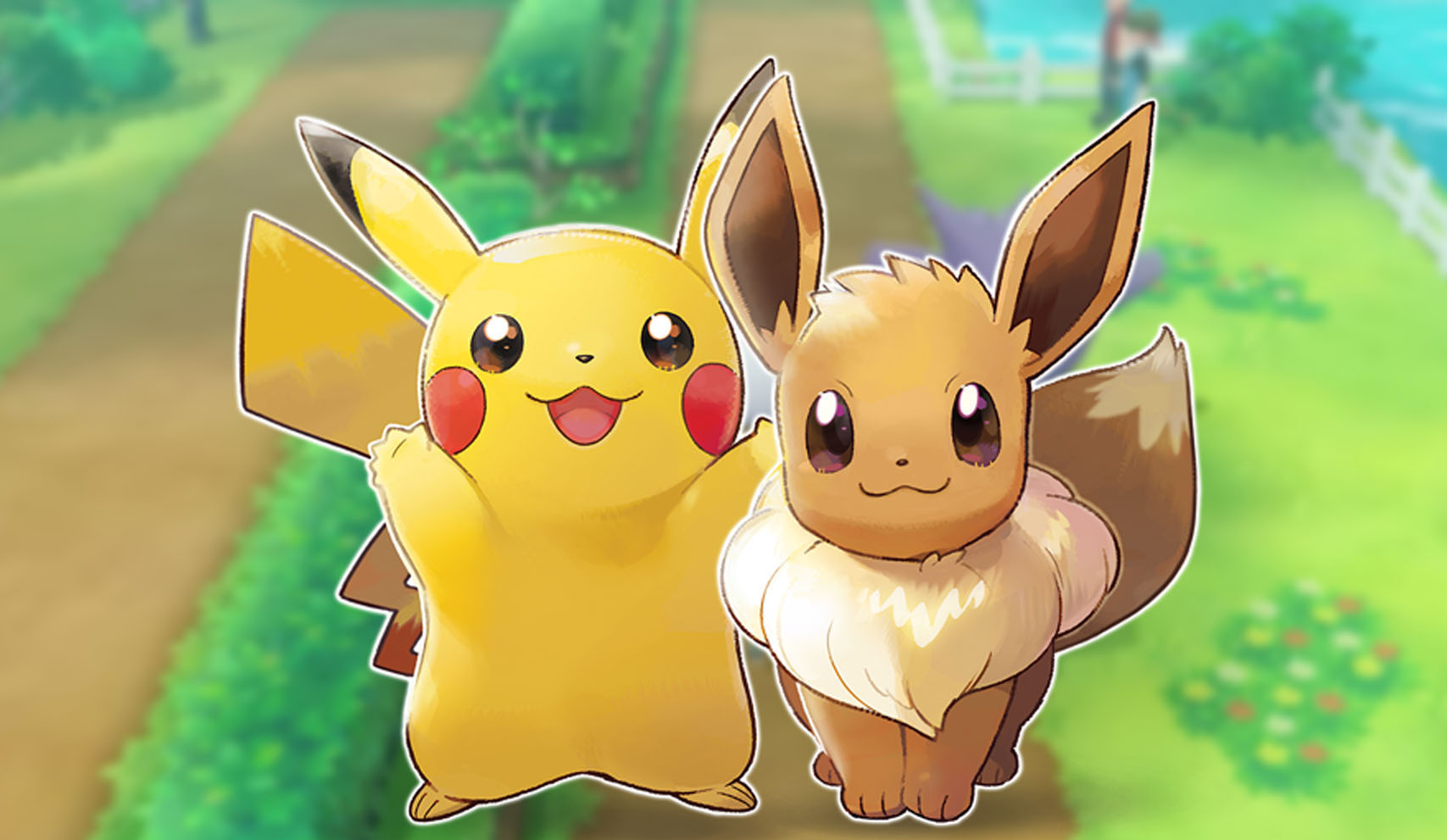 Banner Pokemon LetsGo Pikachu Eevee Illustrations