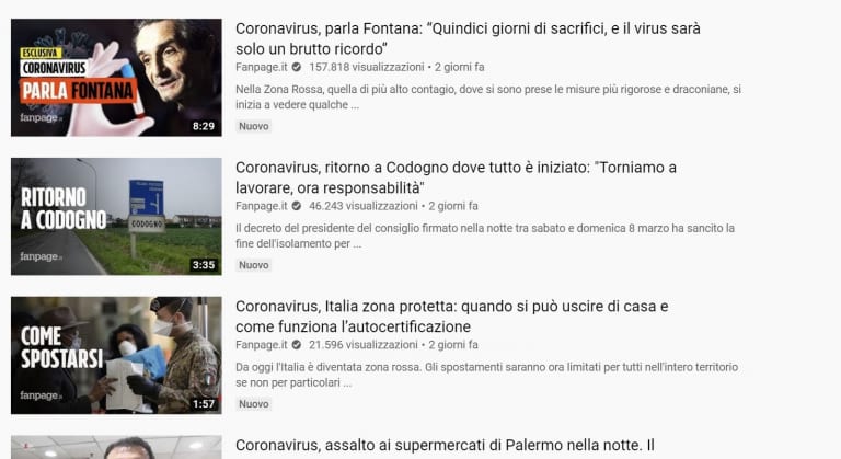 Youtube Permetter Di Monetizzare I Video Sul Coronavirus Lega Nerd