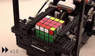 LEGO/Nokia 4x4x4 Rubik’s Cube Solver