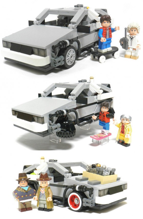Back The The Future LEGO Set