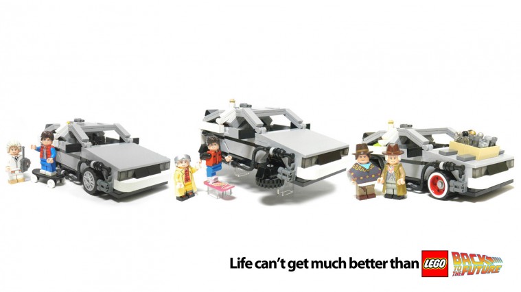 Back The The Future LEGO Set