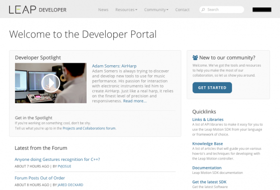 Leap Developer Portal