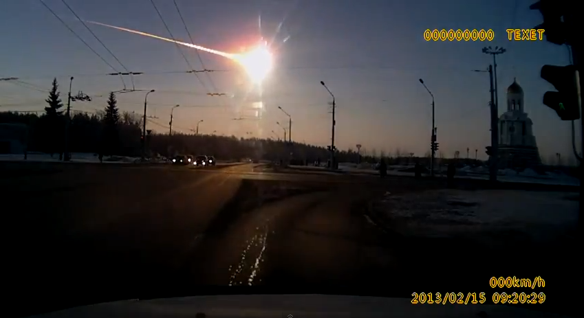 Il meteorite russo e le telecamere in auto