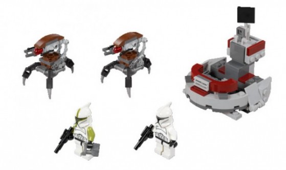 LEGO 75000: Clone Troopers vs. Droidekas