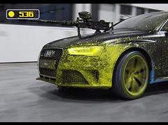 Audi RS4 Avant Paintball Duel