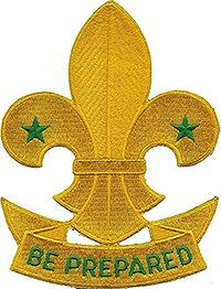 Il giglio, simbolo del movimento scout, come rappresentato in un distintivo canadese