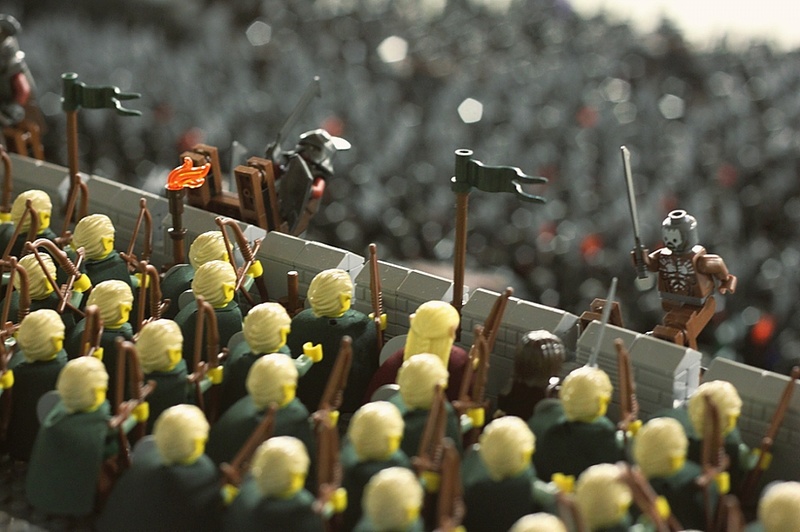 La battaglia del Fosso di Helm ricreata con 150.000 mattoncini e 1700 minifigure
