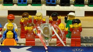 La finale di Champions League riprodotta con i Lego
