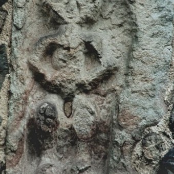 Sheela-Na-Gig a Church Stretton, Inghilterra