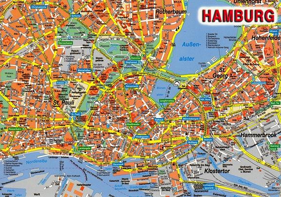 Hamburg-map