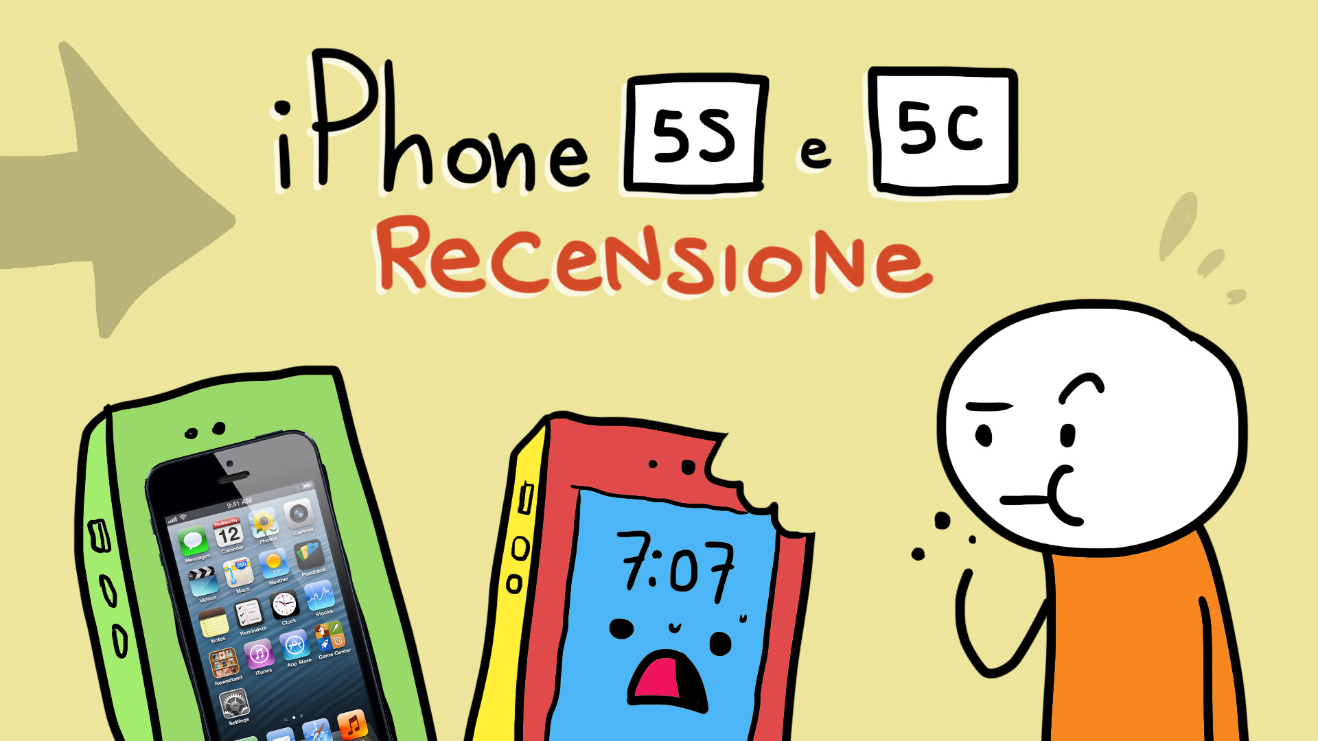 Recensione iPhone 5S e 5C - Parodia