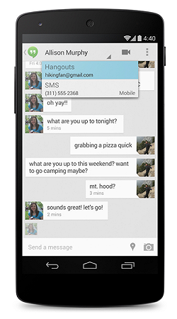 Hangouts KitKat