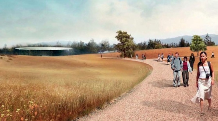 Il nuovo Campus di Apple avrà un Auditorium a forma di disco volante