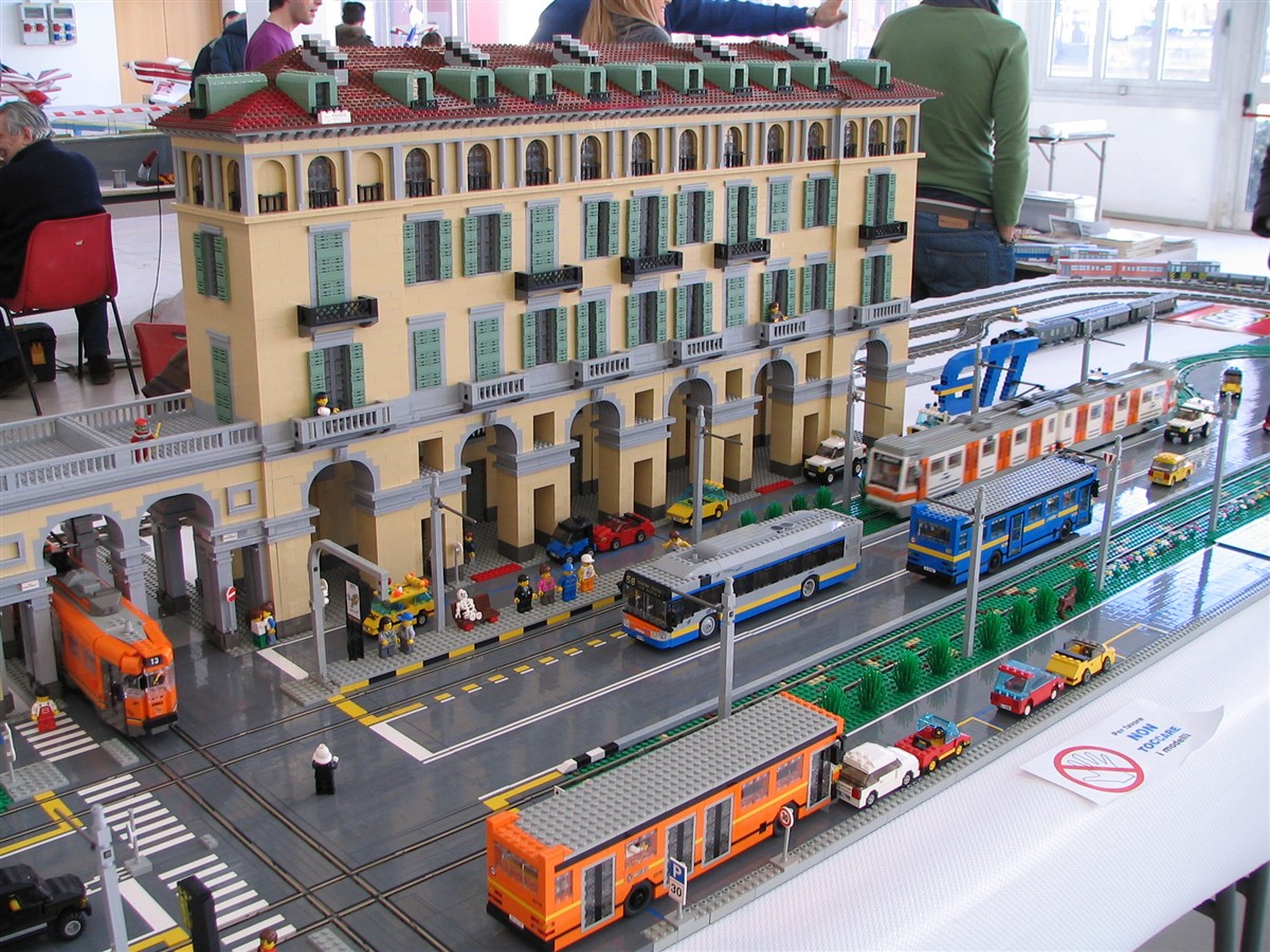 Corso Vittorio Emanuele II di Torino in Lego