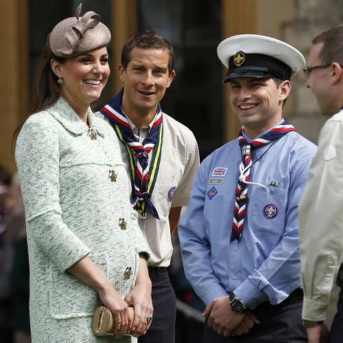 The Duchess Of Cambridge Attends The National Review Of The Queen's Scouts At Windsor Castle
