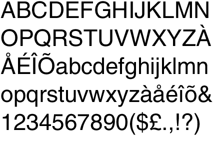 L' Helvetica