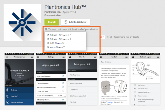 Plantronics Hub