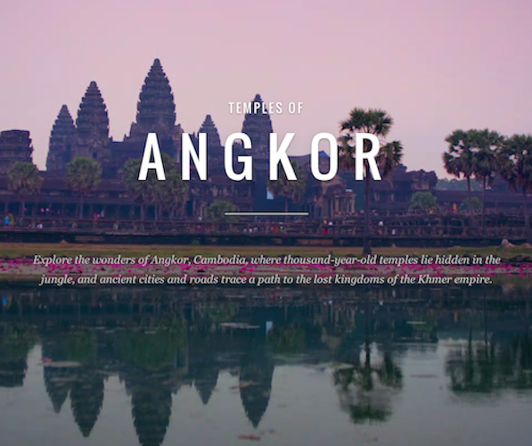 Street View approda ad Angkor Wat