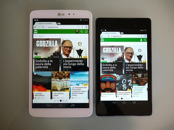 LG G Pad 8.3 Vs. Nexus 711