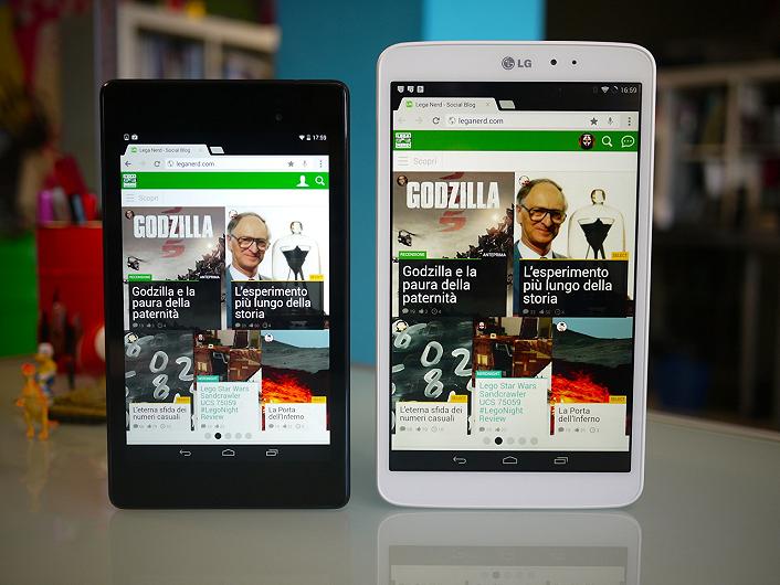 LG G Pad 8.3 Vs. Nexus 7