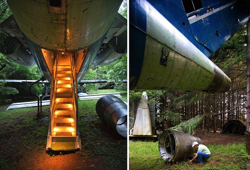 The Airplane Home Project Vivere Dentro Ad Un Boeing 727 Lega Nerd   The Airplane Home Projekt By Bruce Campbell 2014 08 