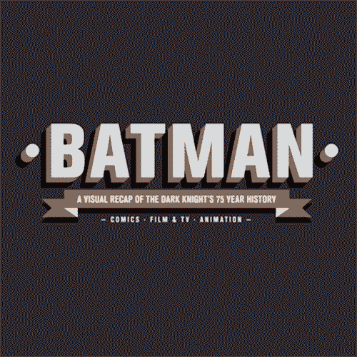 75 anni di Batman - Infografica