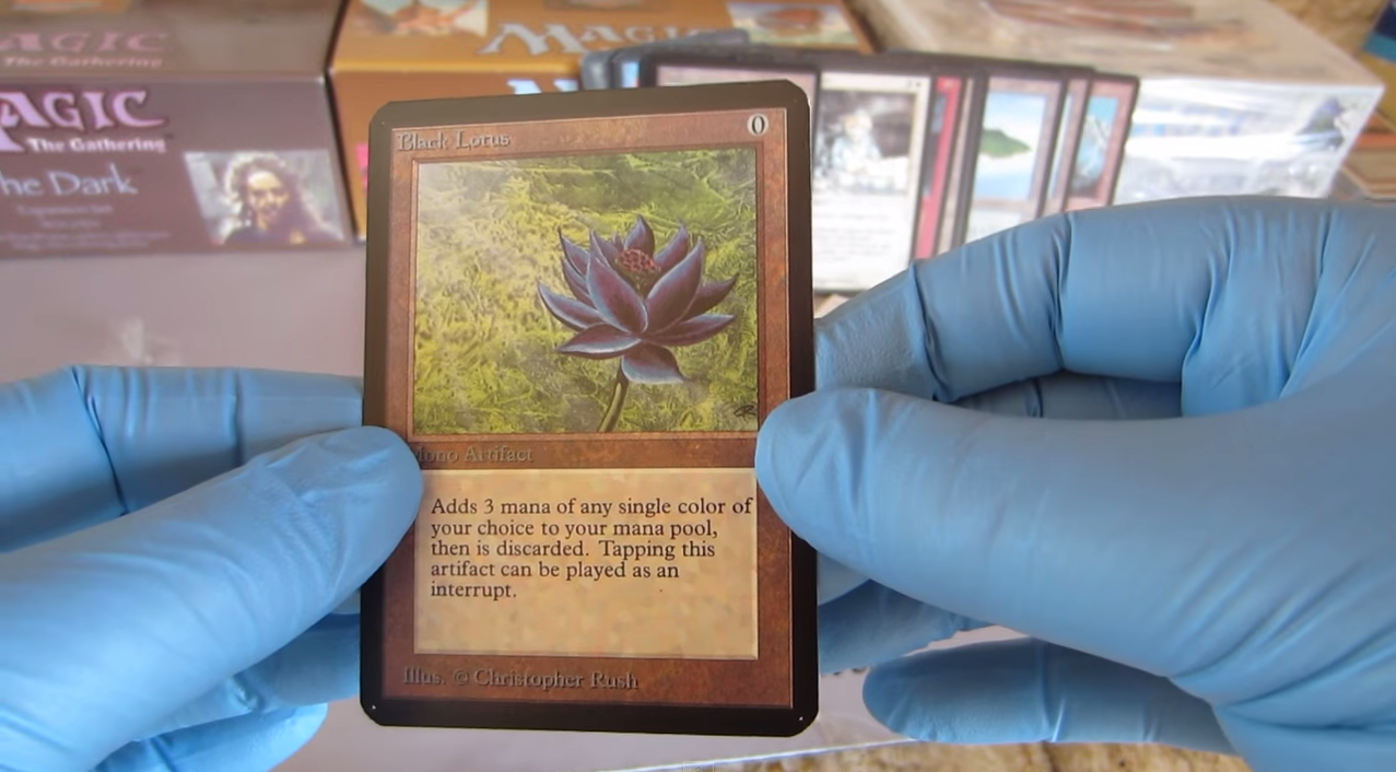 Ecco com’è sbustare una Black Lotus