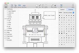 Monodraw: disegnare con i caratteri ASCII