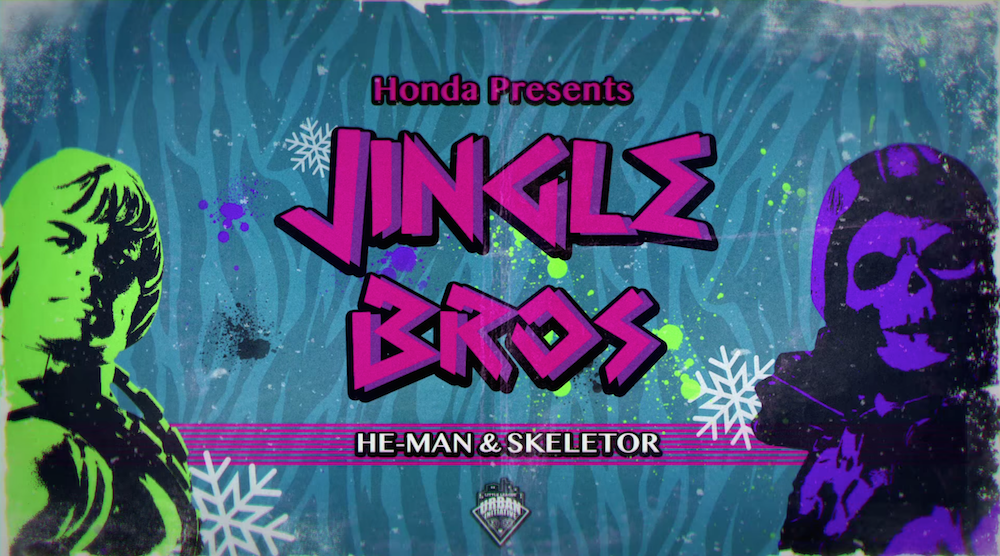 Skeletor e He-Man in Jingle Bros