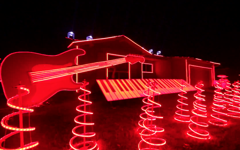 Star Wars Christmas Light Show