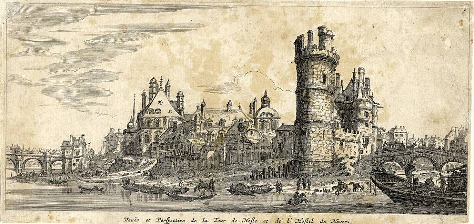 Israël_Silvestre_dJ_Veue_et_Perspective_de_la_Tour_de_Nesle_et_l'Hostel_de_Nevers_ubs_G_0882_II