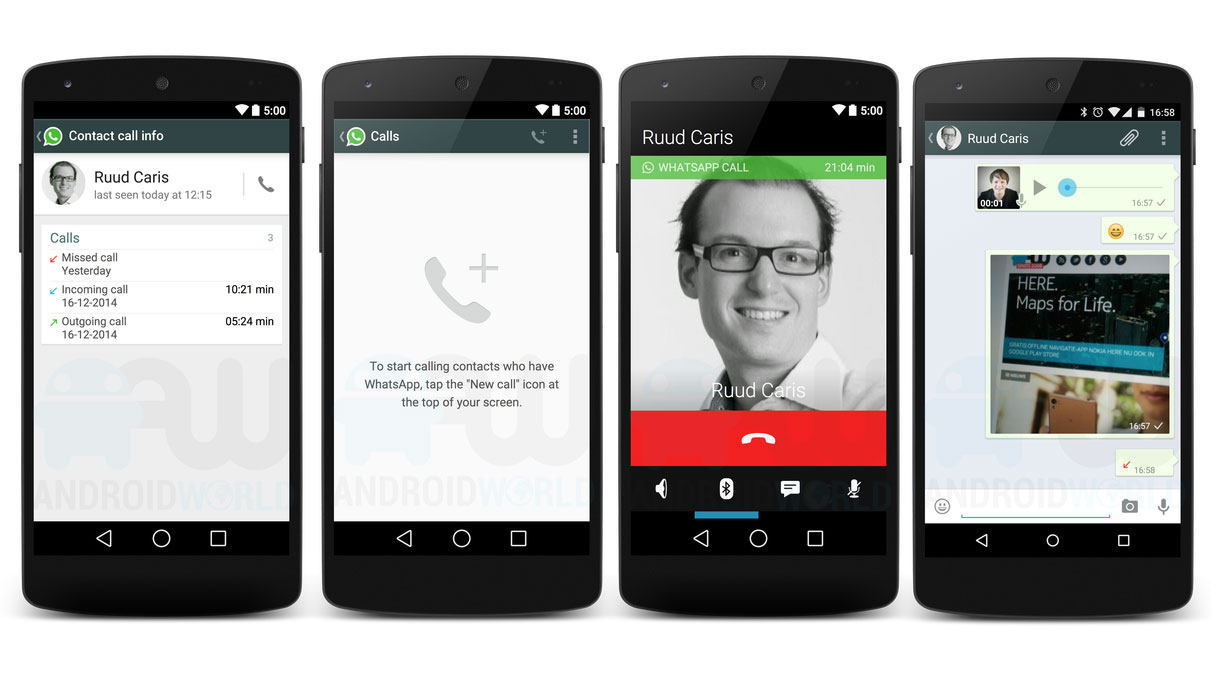 WhatsApp testa le chiamate via VoIP, ma solo per Android