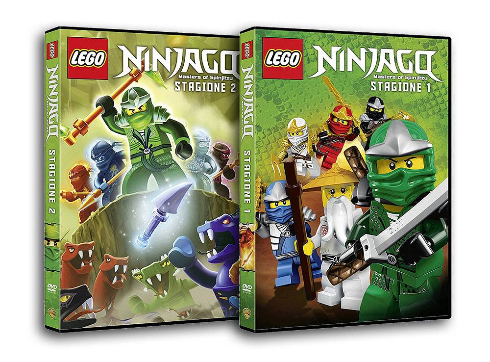 LEGO Ninjago Masters of Spinjitzu, le prime due stagioni in DVD