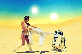 Lady Jaded in Leia on Tatooine