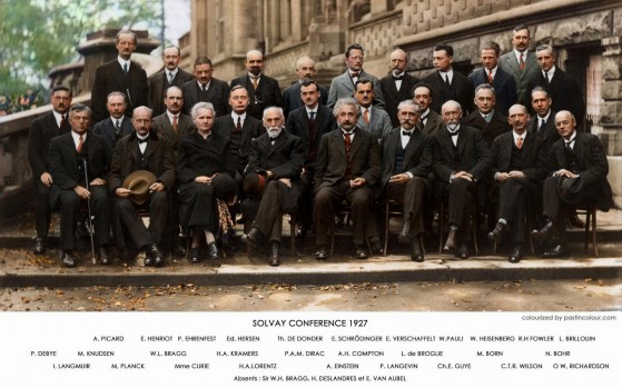 Conferenza di Solvay del 1927, riunione delle più grandi menti della prima metà del '900