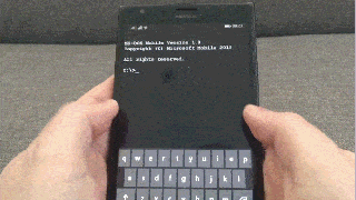 Microsoft MS-DOS Mobile