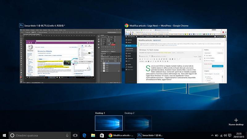 Windows 10 - Multidesk