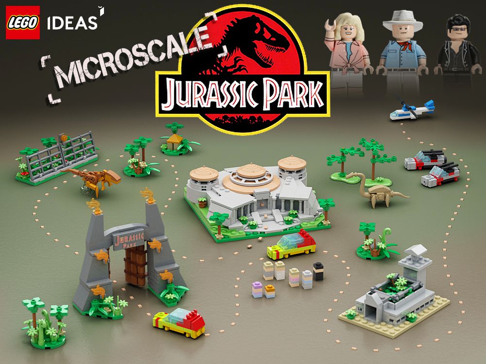 Lego Jurassic Park Microscale
