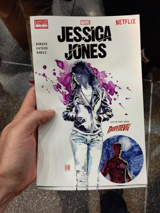 La Custom Edition di Jessica Jones distribuita all'uscita del panel.