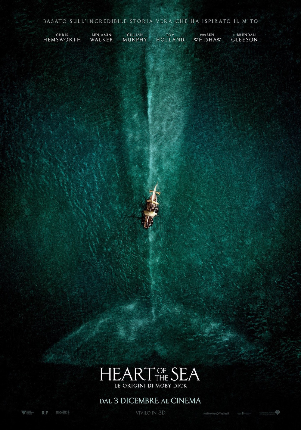 Heart of the Sea – Le origini di Moby Dick, trailer e clip dal film