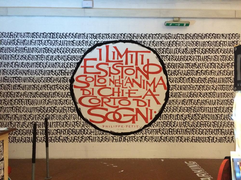 La calligrafia di Luca Barcellona