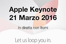 Evento Apple in diretta con Itomi!