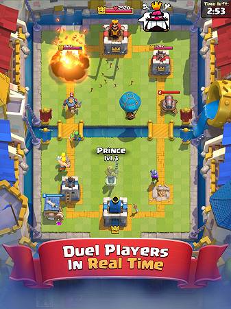 Clash Royale battle