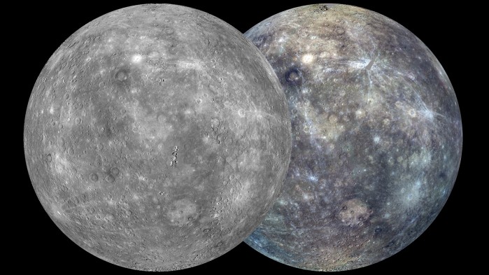 Mappa globale di Mercurio