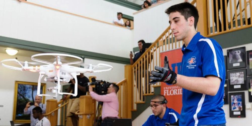 Brain Drone Race, la gara dei droni controllati con il pensiero