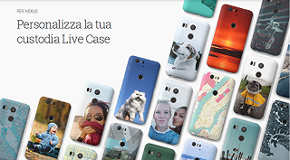 Google Live Case, la custodia personalizzata per Nexus 5X, 6P e 6