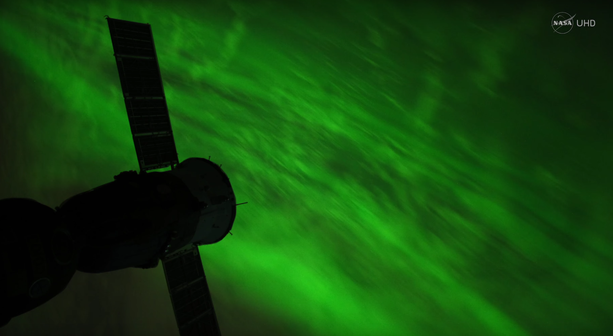 L'Aurora Boreale vista dallo spazio