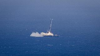 Falcon9 ce l’ha fatta, è atterrato in mare