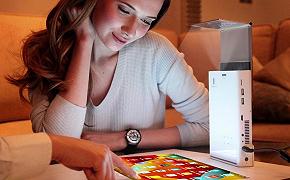 Lazertouch, mini proiettore Android per rendere touchscreen le superfici